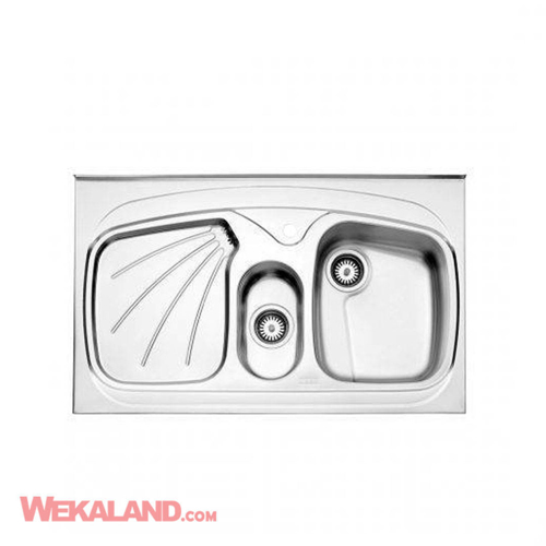 تصویر سینک ظرفشویی استیل البرز مدل 610 روکار
