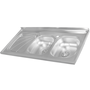 تصویر سینک ظرفشویی درسا مدل DS3410-120 روکار