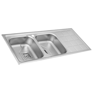 تصویر سینک ظرفشویی درسا مدل DS3318-120 توکار