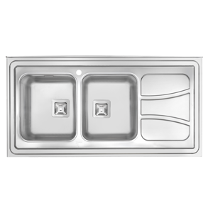 تصویر سینک ظرفشویی درسا مدل DS3215-120 روکار