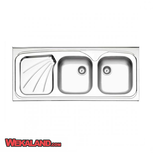 تصویر سینک ظرفشویی استیل البرز مدل 270 روکار(عرض 50)