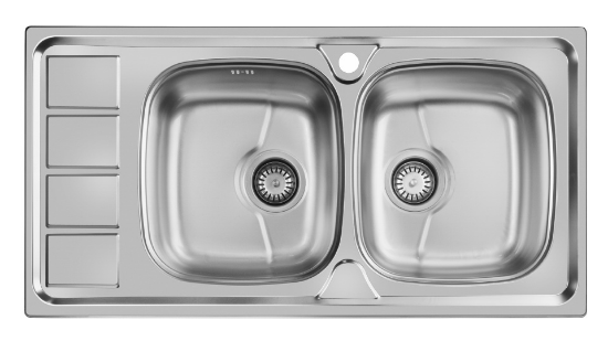 تصویر  سینک ظرفشویی اخوان مدل 164SP توکار