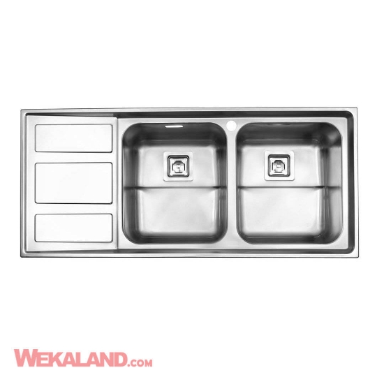 تصویر  سینک ظرفشویی استیل البرز مدل 765 توکار