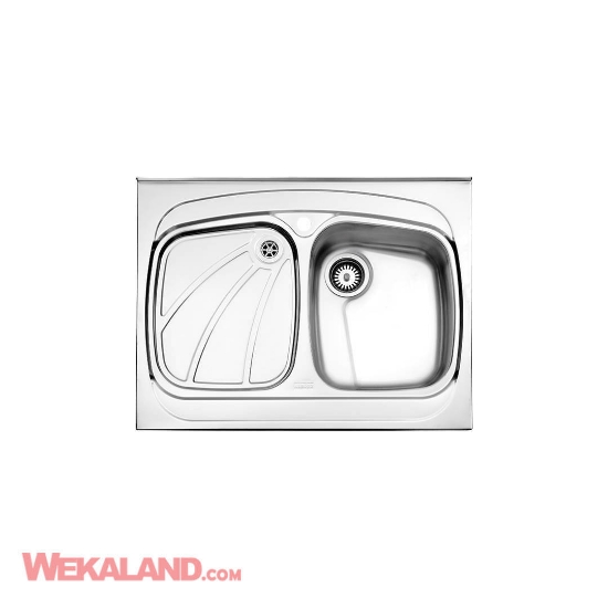 تصویر  سینک ظرفشویی استیل البرز مدل 618 روکار