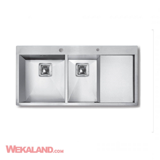 تصویر  سینک ظرفشویی اخوان مدل 354 توکار