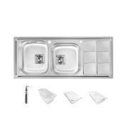 تصویر  سینک ظرفشویی اخوان مدل  501 توکار