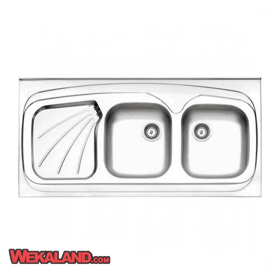 تصویر  سینک ظرفشویی استیل البرز مدل 270 روکار