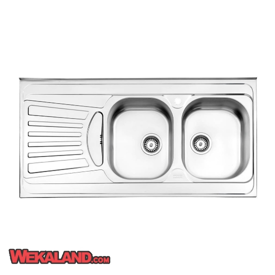 تصویر  سینک ظرفشویی استیل البرز مدل 725 روکار
