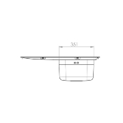 تصویر  سینک ظرفشویی کن مدل 4112 توکار