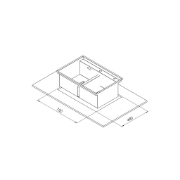 تصویر  سینک ظرفشویی کن مدل BCN302 