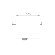 تصویر  سینک ظرفشویی کن مدل BCN302_90 توکار