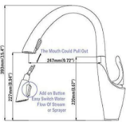 تصویر  شیر ظرفشویی  شاوری 