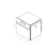 تصویر  فر توکار برقی کن مدل استون STONE