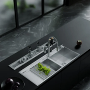 تصویر  سینک ظرفشویی بیمکث مدل 4704 توکار 