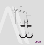 تصویر  شیر روشویی البرز روز مدل رومانیا طلامات
