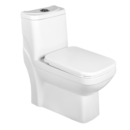 تصویر  توالت فرنگی مروارید مدل یاریس 67 خروجی به دیوار