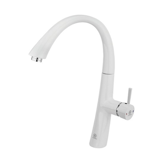 تصویر  شیر ظرفشویی قهرمان مدل باران سفید کروم