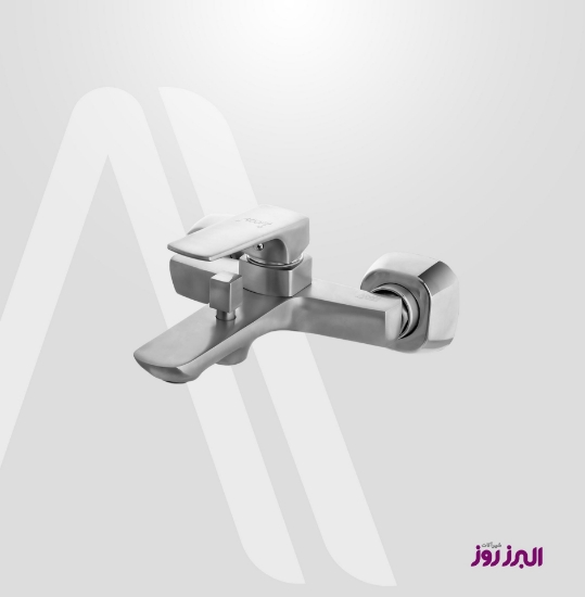 تصویر  شیر حمام البرز روز مدل آلپاین کروم مات