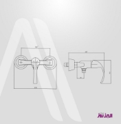 تصویر  شیر توالت البرز روز مدل رومئو