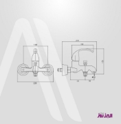 تصویر  شیر حمام البرز روز مدل رومئو