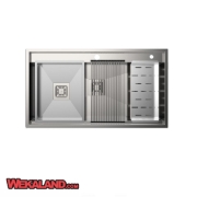 تصویر  سینک ظرفشویی استیل البرز مدل 955 توکار