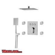 تصویر  شیر حمام توکار کی دبلیو سی مدل ورونا تیپ 5 بادی جت