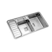 تصویر  سینک ظرفشویی استیل البرز مدل 852 توکار