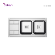 تصویر  سینک ظرفشویی میلان مدل 5011 روکار