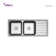 تصویر  سینک ظرفشویی میلان مدل 5014 توکار