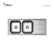 تصویر  سینک ظرفشویی میلان مدل 1018 توکار