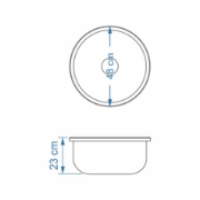 تصویر  سینک ظرفشویی نگین الماس مدل SA50 توکار