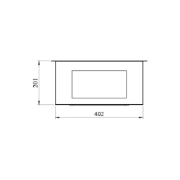 تصویر  سینک ظرفشویی کن مدل A40*40 زیر صفحه ای