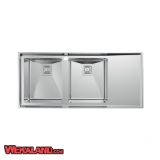 تصویر  سینک ظرفشویی استیل البرز مدل 952 توکار