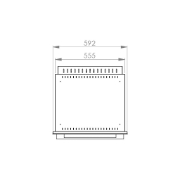 تصویر  فر توکار برقی کن مدل E6501 مشکی