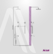 تصویر  شیر حمام توکار البرز روز مدل دراما تیپ 4