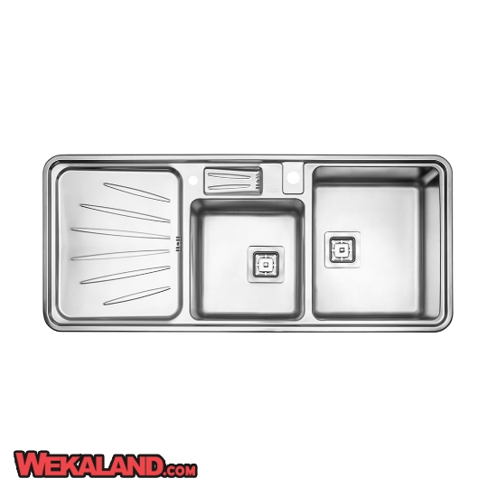 تصویر  سینک ظرفشویی استیل البرز مدل 854 توکار