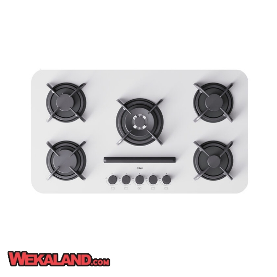 تصویر  اجاق گاز صفحه ای کن مدل پاردیک سفید