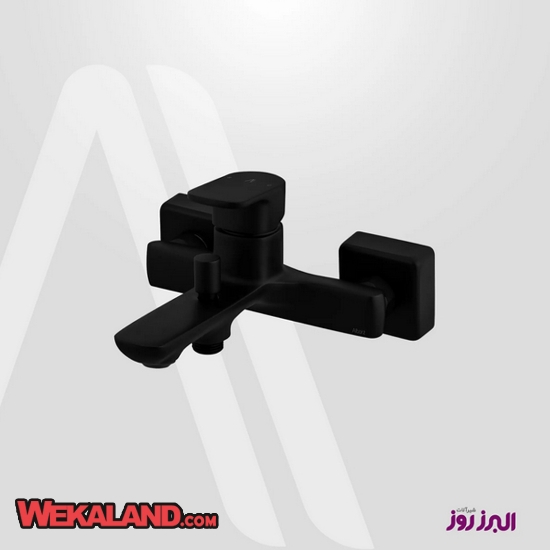 تصویر  شیر حمام البرز روز مدل ویزارد مشکی 