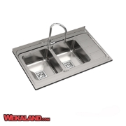 تصویر  سینک ظرفشویی بیمکث مدل 939 روکار