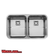 تصویر  سینک ظرفشویی استیل البرز مدل 935 زیر صفحه ای