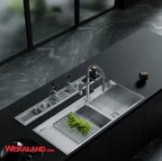 تصویر  سینک ظرفشویی بیمکث مدل 4704 توکار 