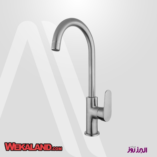 تصویر  شیر ظرفشویی البرز روز مدل ونتو استیل مات