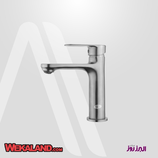 تصویر  شیر روشویی البرز روز مدل ونتو استیل مات 