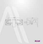 تصویر  شیر توالت البرز روز مدل کروز کروم