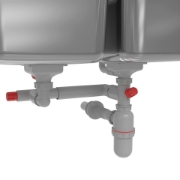 تصویر  سینک ظرفشویی آلتون مدل ST1164 توکار