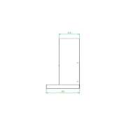 تصویر  هود فلت کن مدل 1430 مشکی