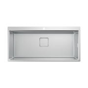 تصویر  سینک ظرفشویی استیل البرز مدل 959 توکار